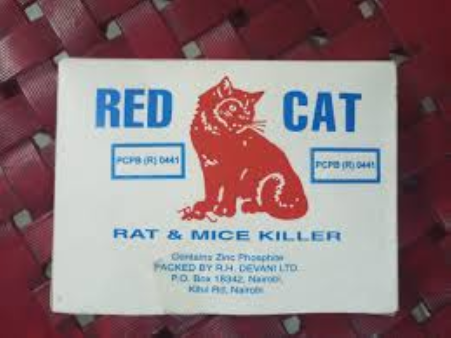 RED CAT RODENTICIDE 